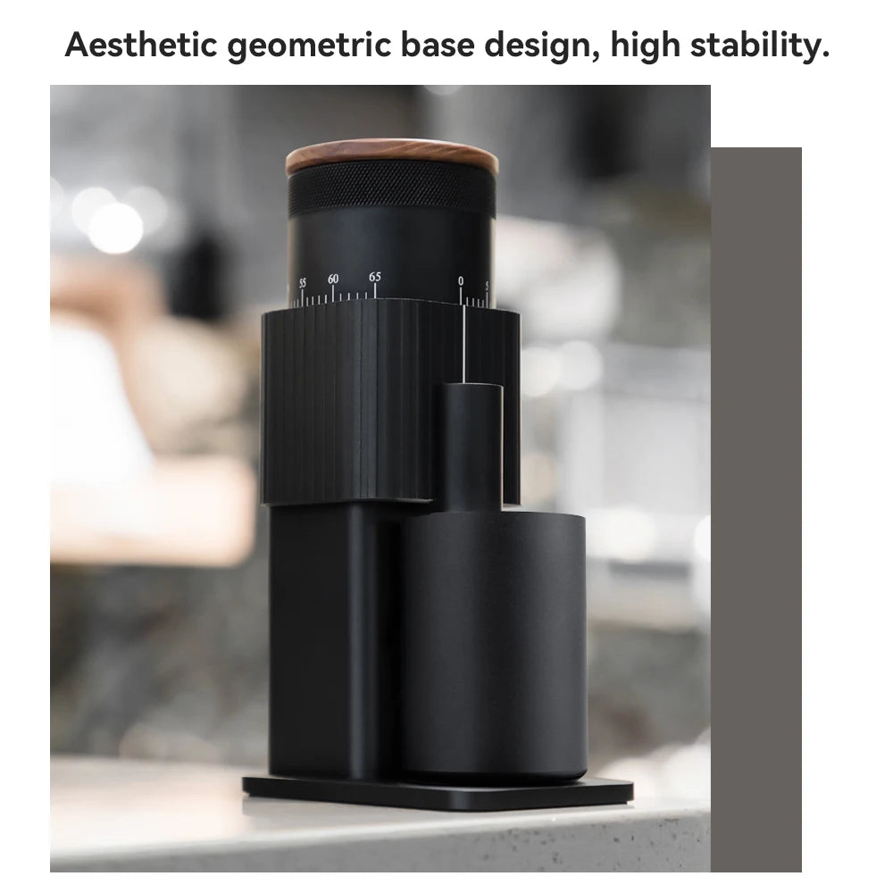 CF WISDOM Portable Electric Coffee coffee accessories Adjustable Coarseness Rechargeable, Aluminum Body, Magnetic