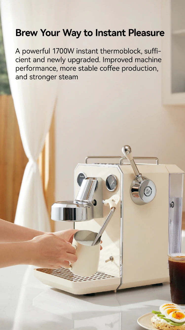 CAFOVO Gemilai G3006 Coffee Machine Espresso  15bar Pressure Home Use Espresso Coffee Machine Home Use Coffee Maker 220V