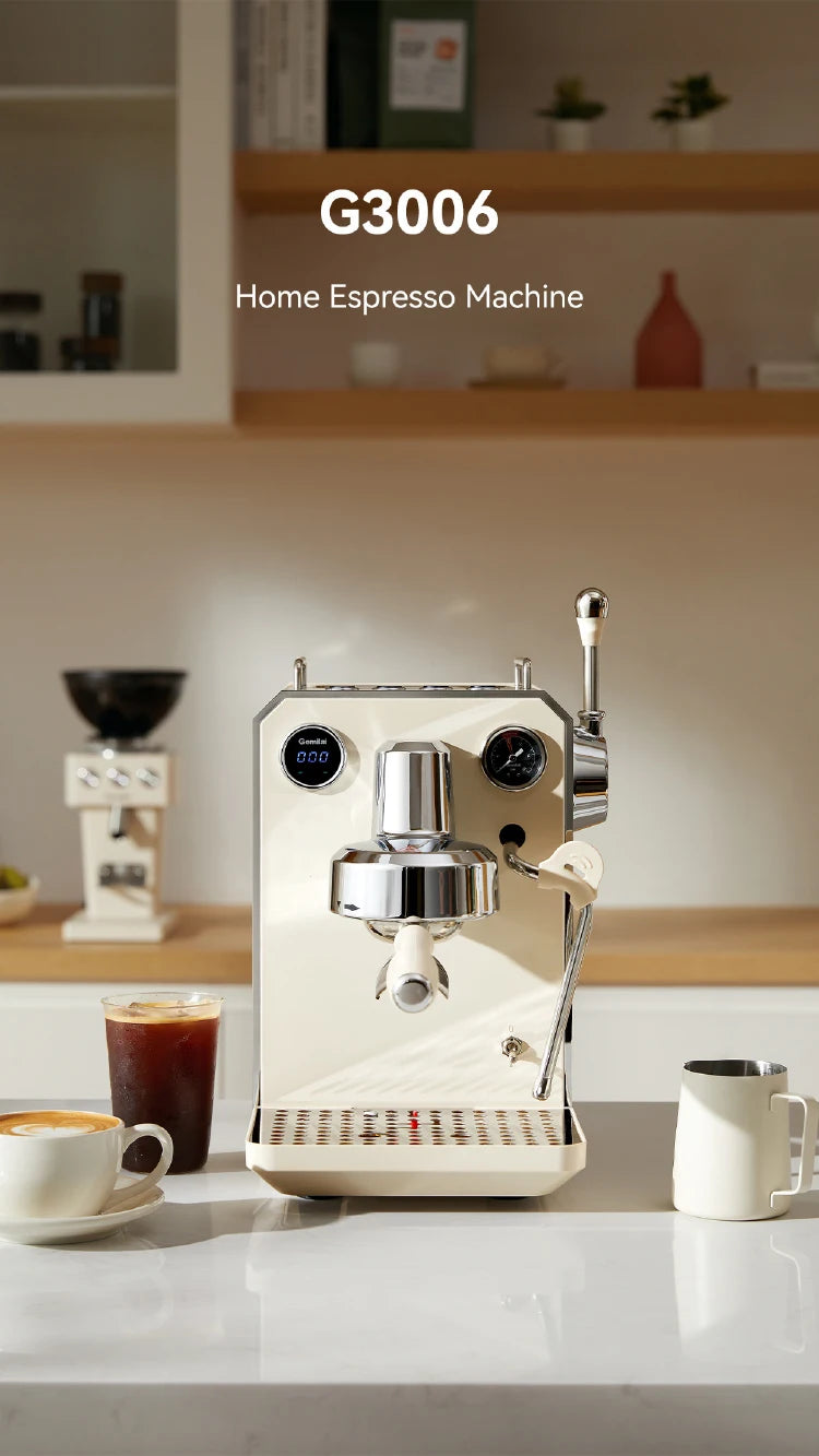 CAFOVO Gemilai G3006 Coffee Machine Espresso  15bar Pressure Home Use Espresso Coffee Machine Home Use Coffee Maker 220V