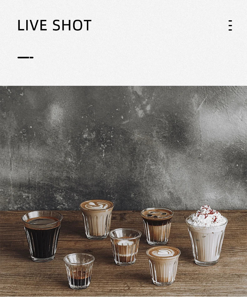 MHW-3BOMBER Coffee Cups Drinking Glasses Espresso Cups Water Glasses Beer Juice Cocktail Whiskey Glass Cup Cafe Bar Accessories