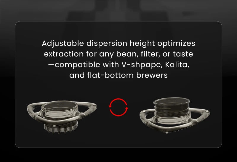 MHW-3BOMBER Pour-Over Coffee Splitter Control Flow Rate Coffee Dripper Portable Coffee Filter for Travel/Camping/Backpacking