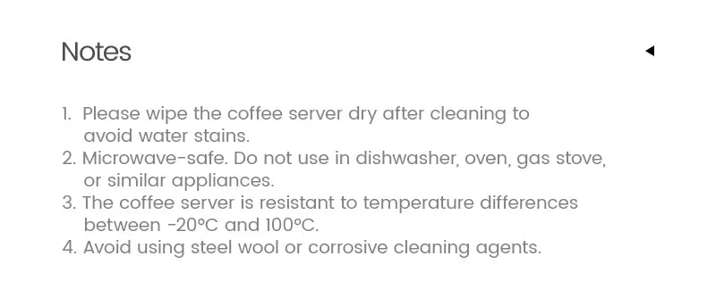 MHW-3BOMBER Hill Coffee Server Guide Extraction Pour Over Coffee Server Ergonomic Handle High-Borosilicate Glass For Barista