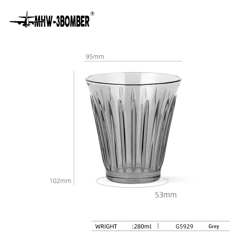 MHW-3BOMBER Coffee Cups Drinking Glasses Espresso Cups Water Glasses Beer Juice Cocktail Whiskey Glass Cup Cafe Bar Accessories