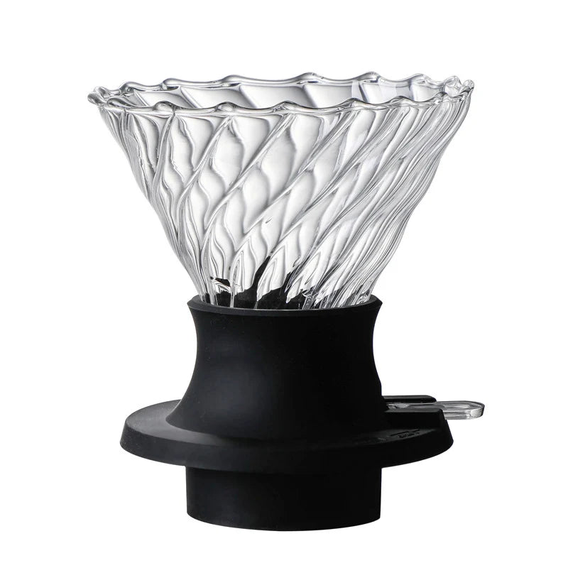 Immersion Coffee Dripper V02 Immersion Drip Coffee Glass Switch Pour Over Coffee Maker Drip  Coffee Dripper and Filters