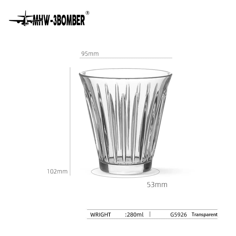 MHW-3BOMBER Coffee Cups Drinking Glasses Espresso Cups Water Glasses Beer Juice Cocktail Whiskey Glass Cup Cafe Bar Accessories