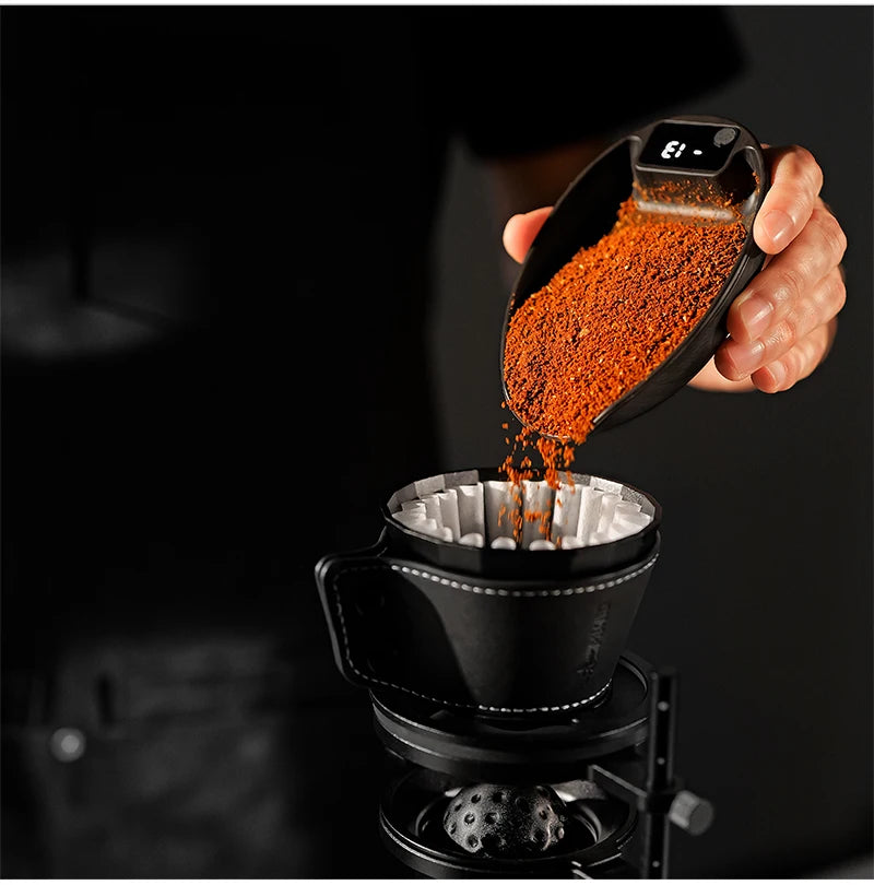 MHW-3BOMBER MVE Coffee Scale ABS Food Kitchen Scale 0.3g Precise Integrated Design with Timer for Espresso Pour Over Brewing