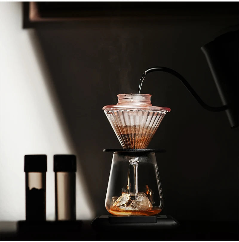 MHW-3BOMBER Pour-Over Coffee Splitter Control Flow Rate Coffee Dripper Portable Coffee Filter for Travel/Camping/Backpacking