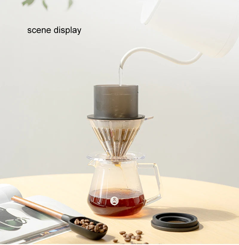 TIMEMORE PCTG Crystal Eye dripper coffee dripper pour over coffee maker Conical coffee filter cup hand drip reusable filters