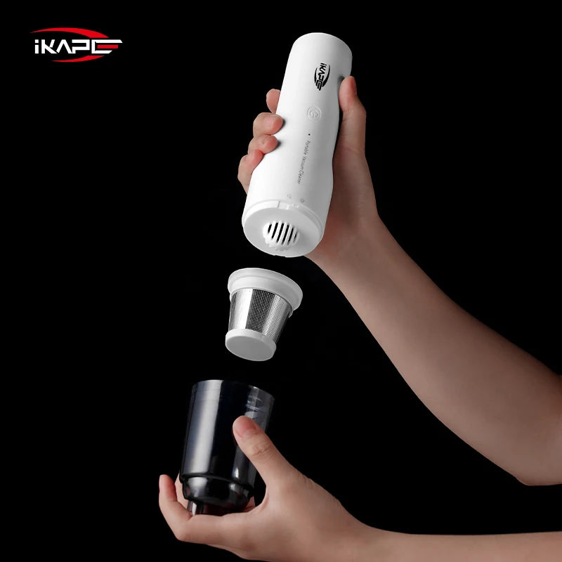 IKAPE Coffee Grounds Cleaner Electric For Barista Accessories Wireless Rechargeable Vacuum Cleaner For Bar,Desktop,Cafe,Home