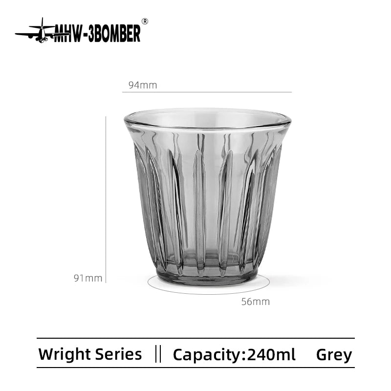 MHW-3BOMBER Coffee Cups Drinking Glasses Espresso Cups Water Glasses Beer Juice Cocktail Whiskey Glass Cup Cafe Bar Accessories