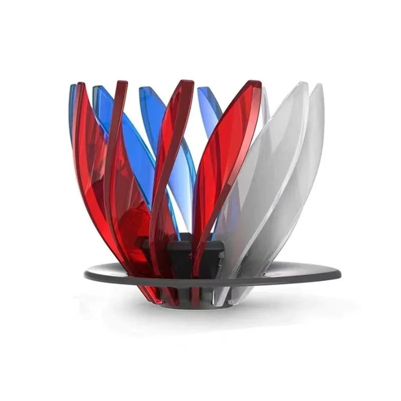 Water Lily Drip Coffee Filter - Removable and Replaceable Resin Lotus Petal Pour Over Coffee Brewer