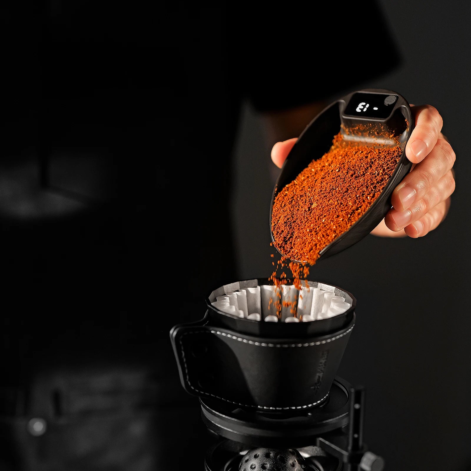 MHW-3BOMBER MVE Coffee Scale ABS Food Kitchen Scale 0.3g Precise Integrated Design with Timer for Espresso Pour Over Brewing