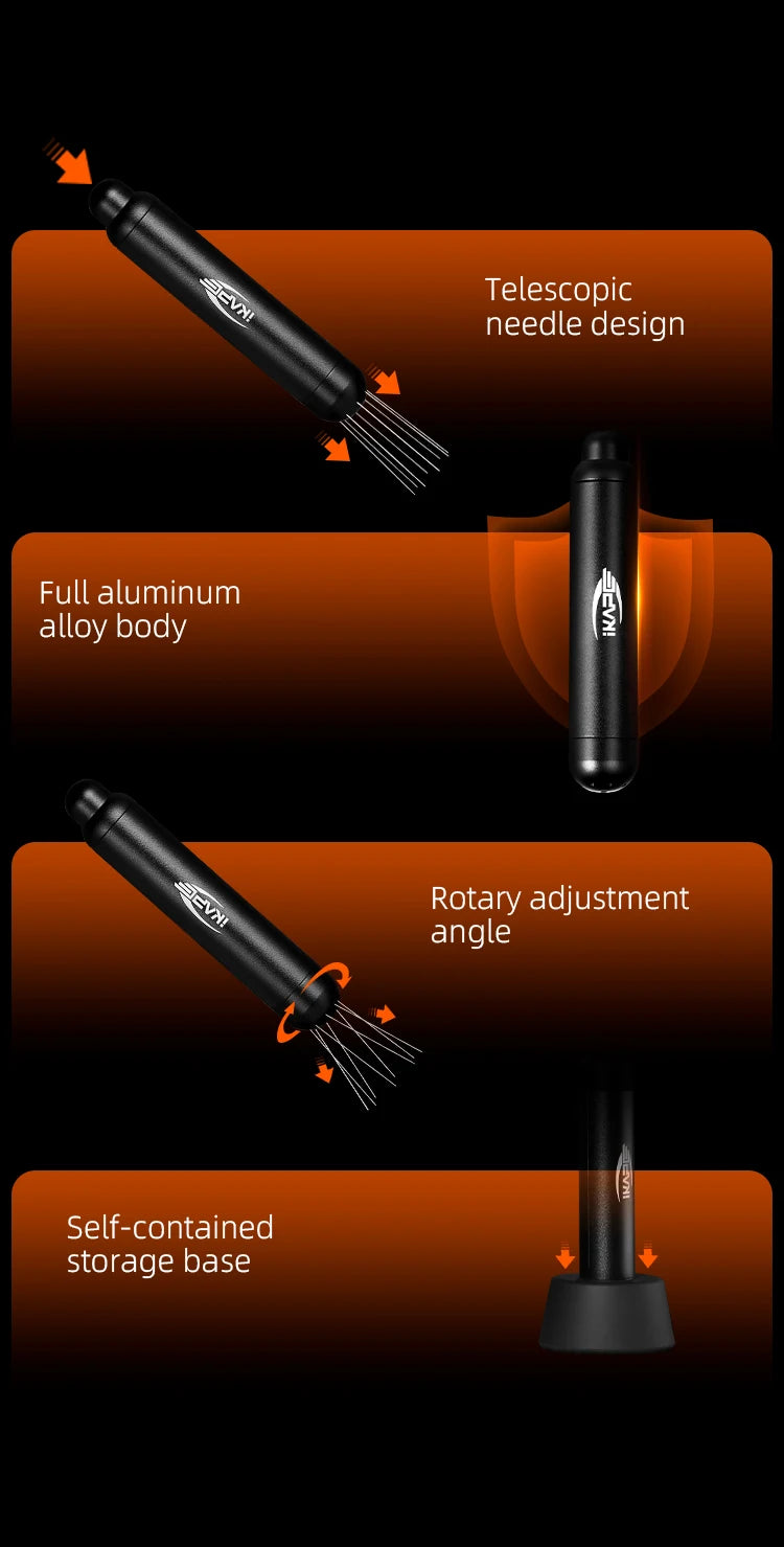 IKAPE WDT Tool,Magnetic Espresso Powder Distributor, Professional Barista tools,Retractable Telescopic coffee accessory