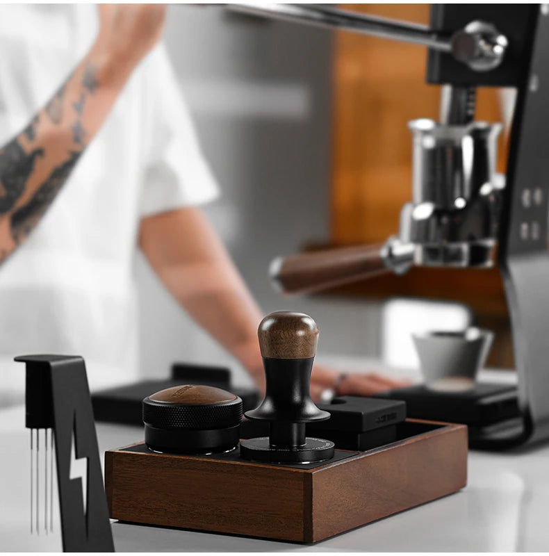 MHW-3BOMBER Constant Pressure Coffee Tamper 45.5mm 49.7mm 51mm 53.35mm 58mm 58.5mm Espresso Flat Tampers Loaded Barista Tool
