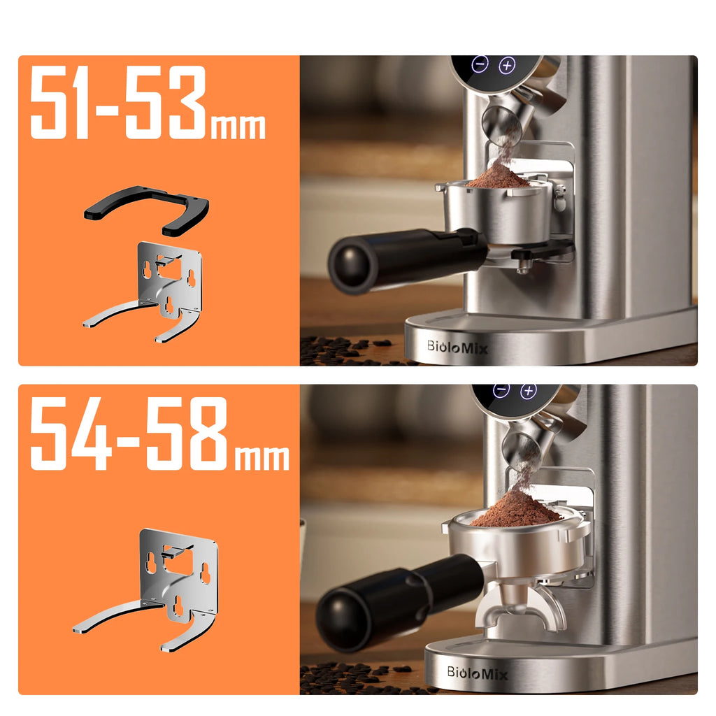 BioloMix Electric Conical Burr Coffee Grinder with Removable Holder,with 48 Grind Settings Adjustable,for Espresso Coffee