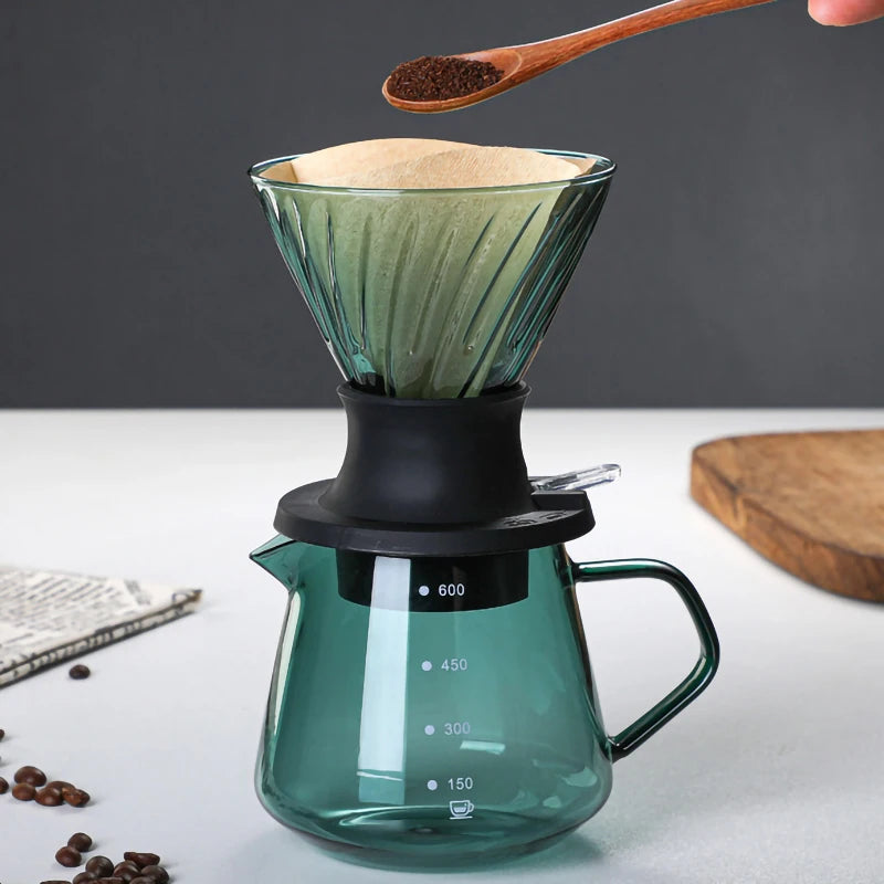 Immersion Coffee Dripper V02 Immersion Drip Coffee Glass Switch Pour Over Coffee Maker Drip  Coffee Dripper and Filters