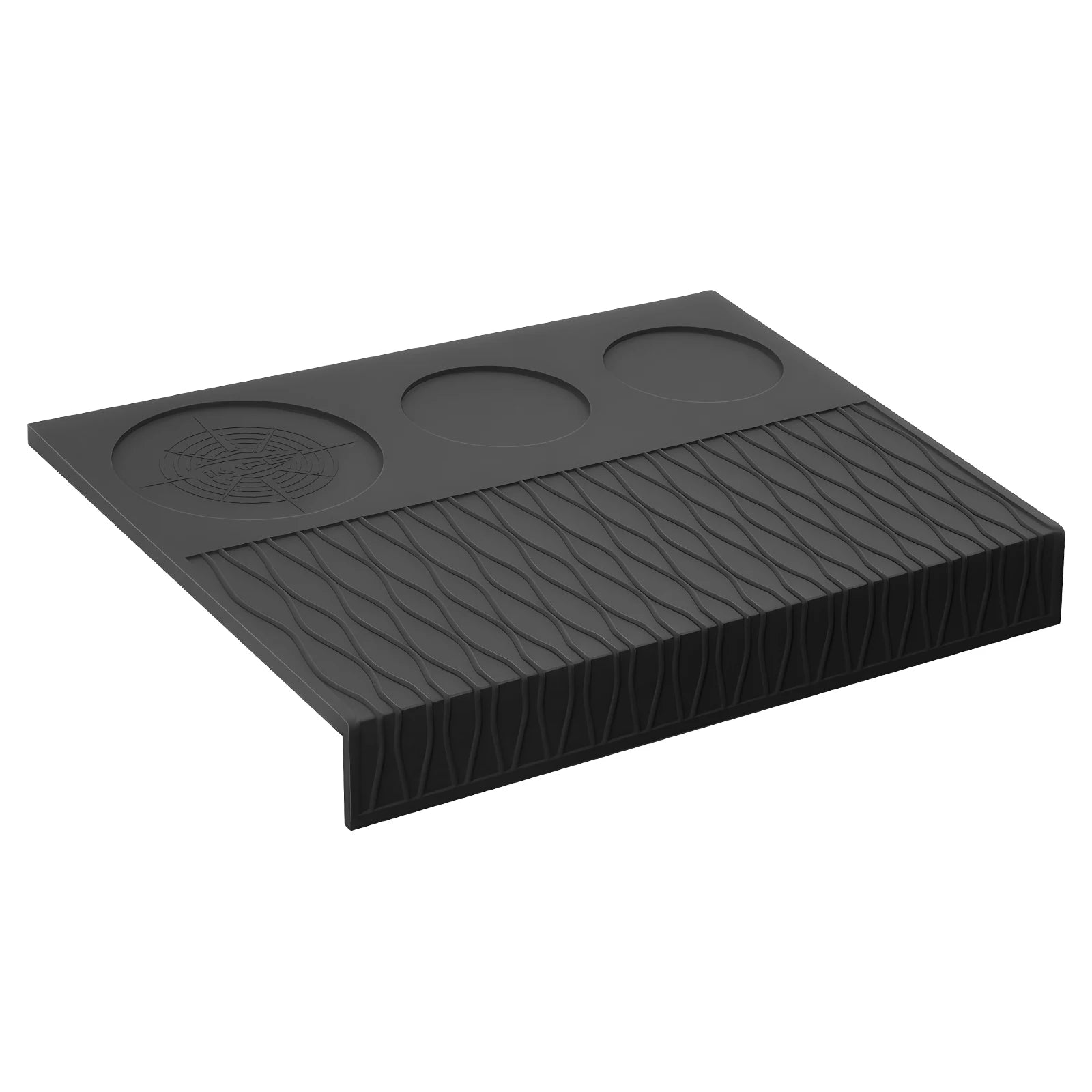 IKAPE Espresso Tamping Mat, Food Grade Silicone Coffee Tamper Mat, Portafilter Tamp Mat Espresso Accessory for Baristas