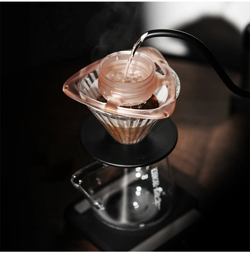 MHW-3BOMBER Pour-Over Coffee Splitter Control Flow Rate Coffee Dripper Portable Coffee Filter for Travel/Camping/Backpacking