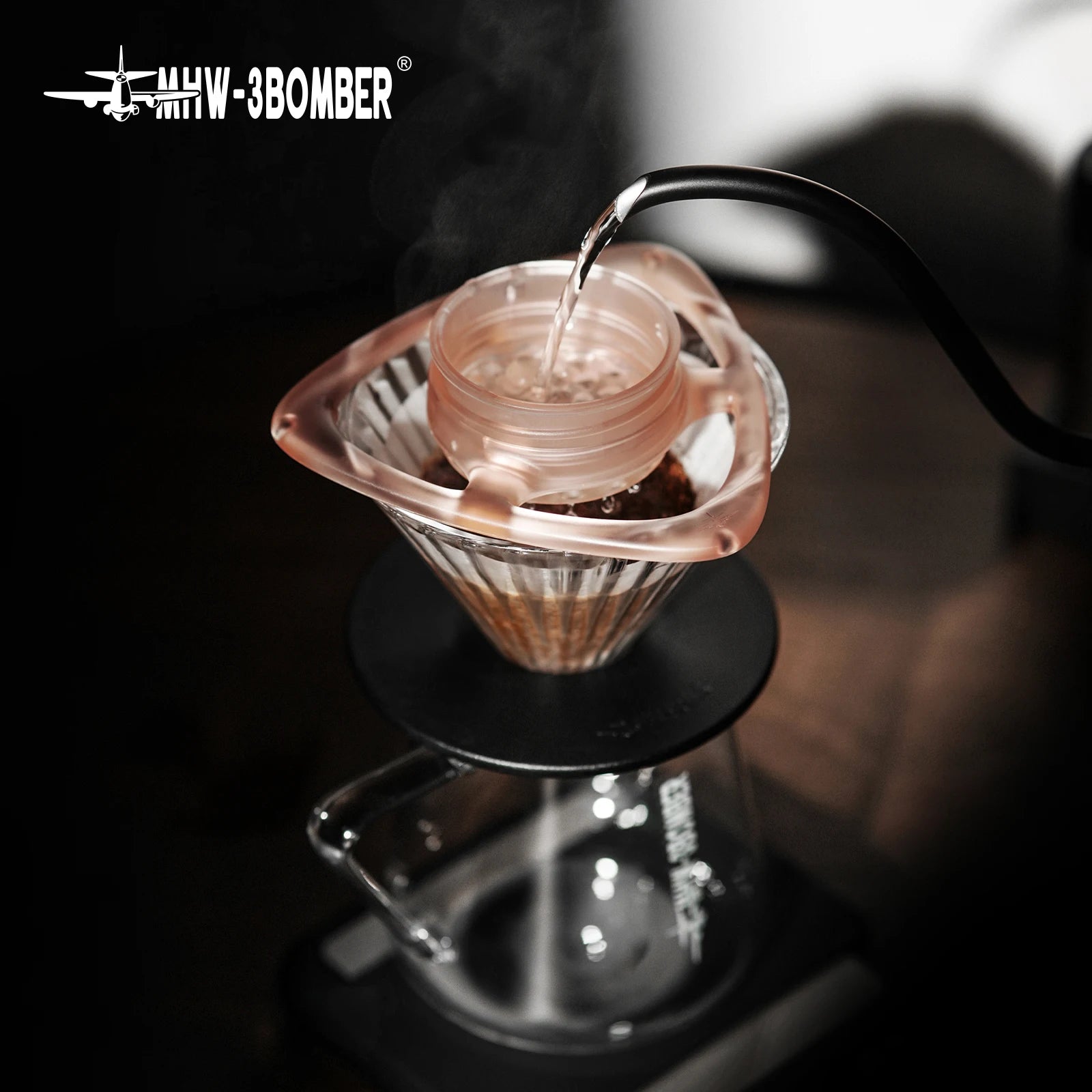 MHW-3BOMBER Pour-Over Coffee Splitter Control Flow Rate Coffee Dripper Portable Coffee Filter for Travel/Camping/Backpacking