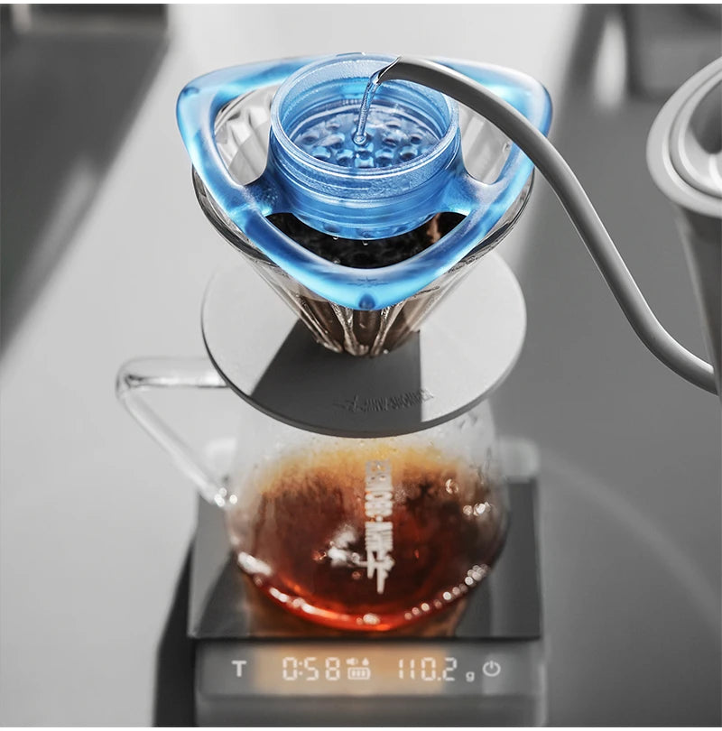 MHW-3BOMBER Pour-Over Coffee Splitter Control Flow Rate Coffee Dripper Portable Coffee Filter for Travel/Camping/Backpacking