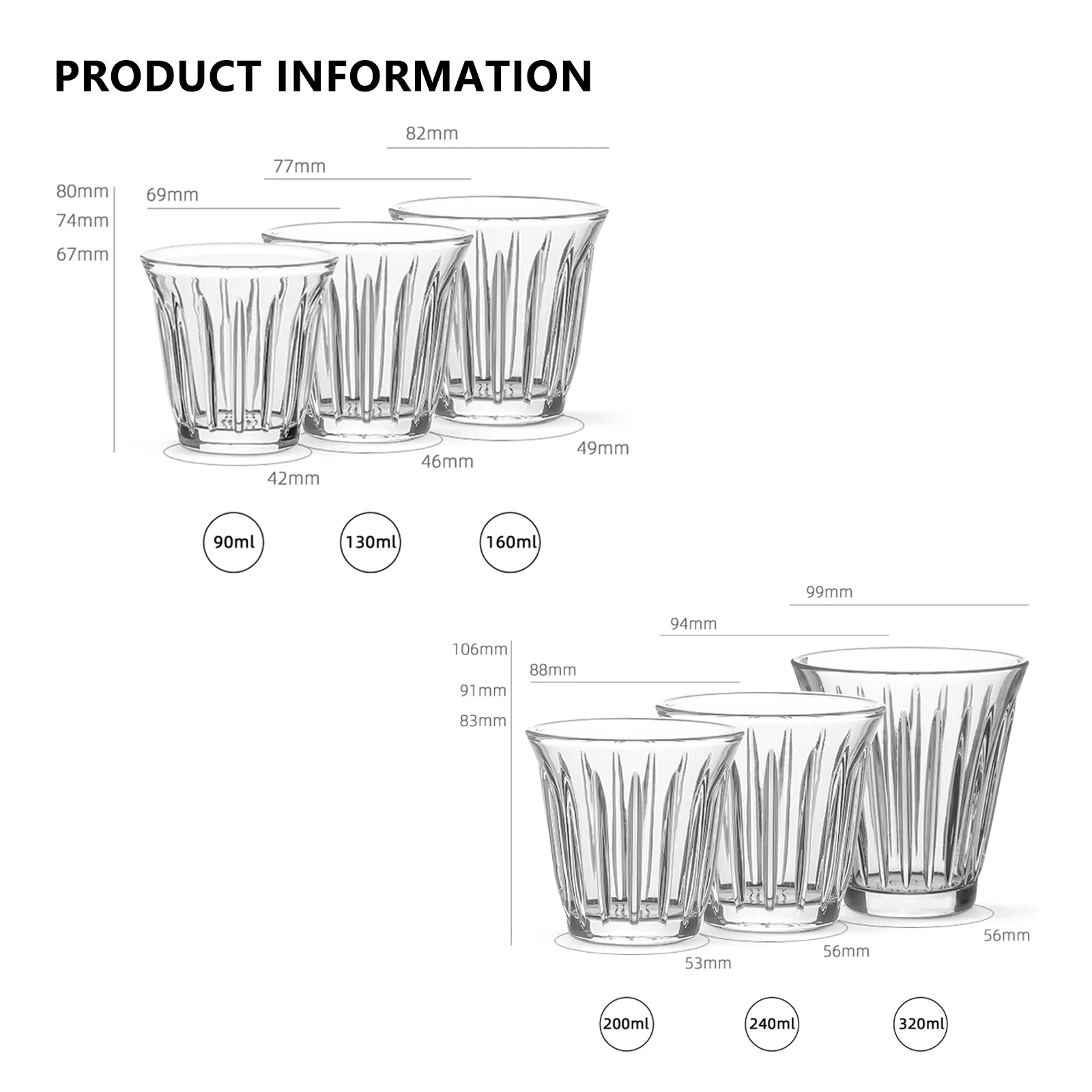 MHW-3BOMBER Coffee Cups Drinking Glasses Espresso Cups Water Glasses Beer Juice Cocktail Whiskey Glass Cup Cafe Bar Accessories