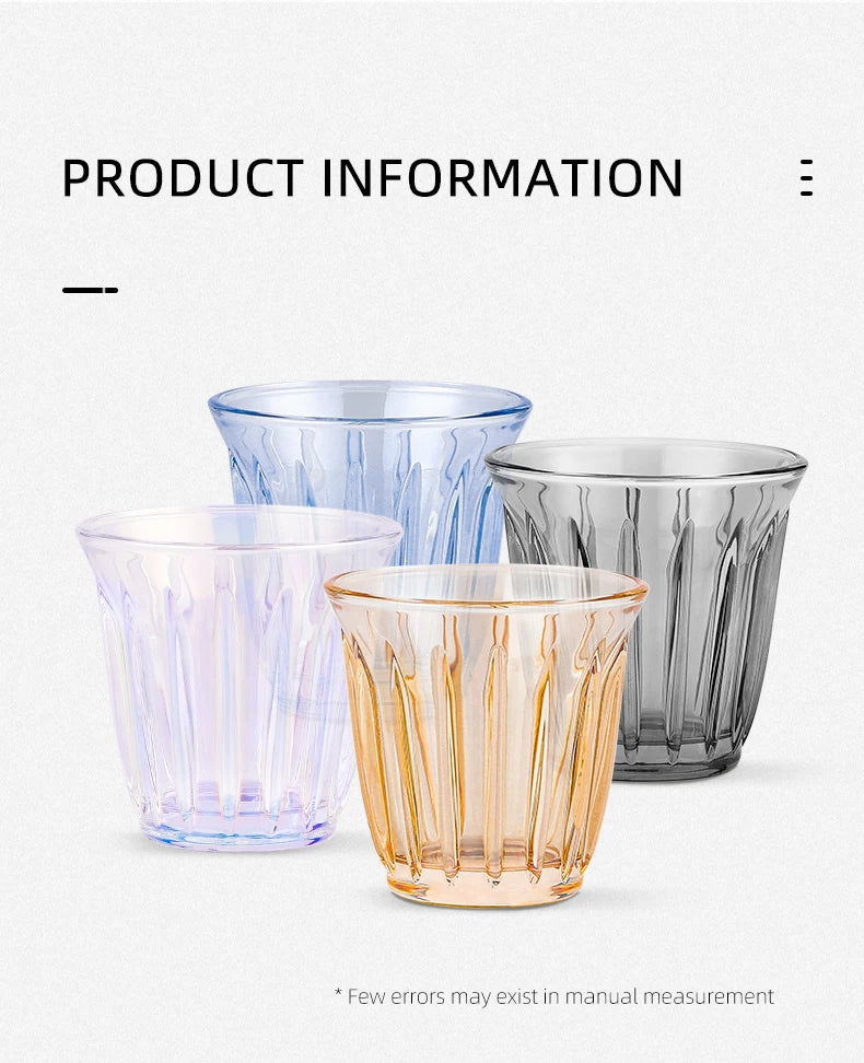 MHW-3BOMBER Coffee Cups Drinking Glasses Espresso Cups Water Glasses Beer Juice Cocktail Whiskey Glass Cup Cafe Bar Accessories