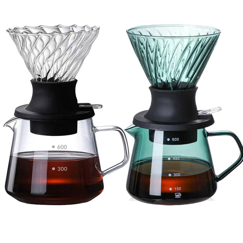 Immersion Coffee Dripper V02 Immersion Drip Coffee Glass Switch Pour Over Coffee Maker Drip  Coffee Dripper and Filters