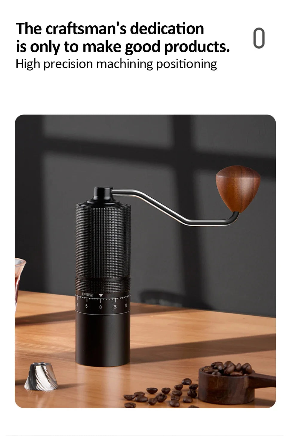 New Manual Coffee Grinder 5/6/7 Core Professional Espresso Bean Coffee Grinder Mill External Adjustable Coffee Maker for Home