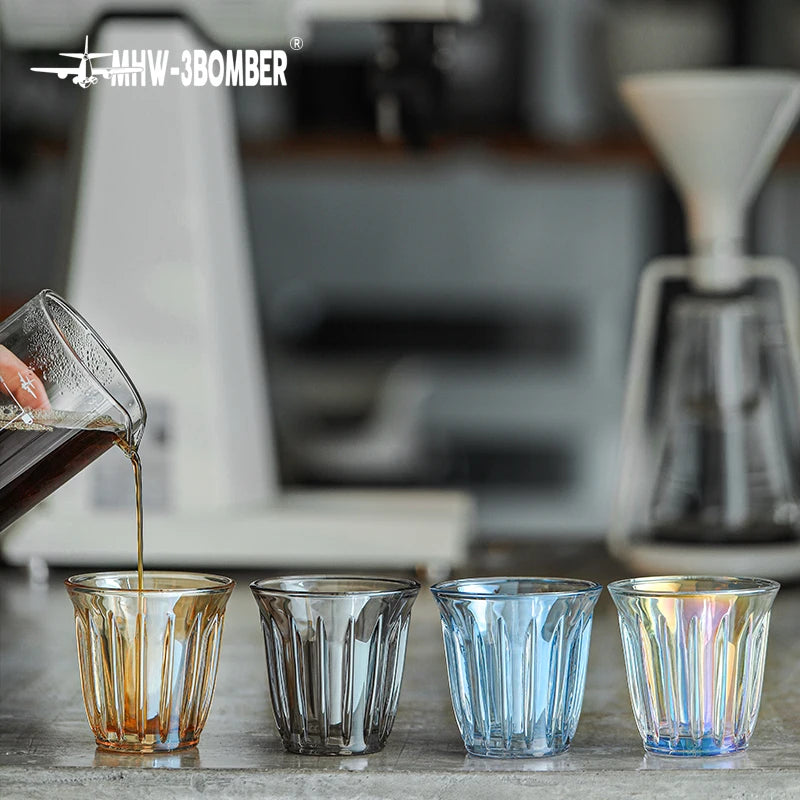 MHW-3BOMBER Coffee Cups Drinking Glasses Espresso Cups Water Glasses Beer Juice Cocktail Whiskey Glass Cup Cafe Bar Accessories