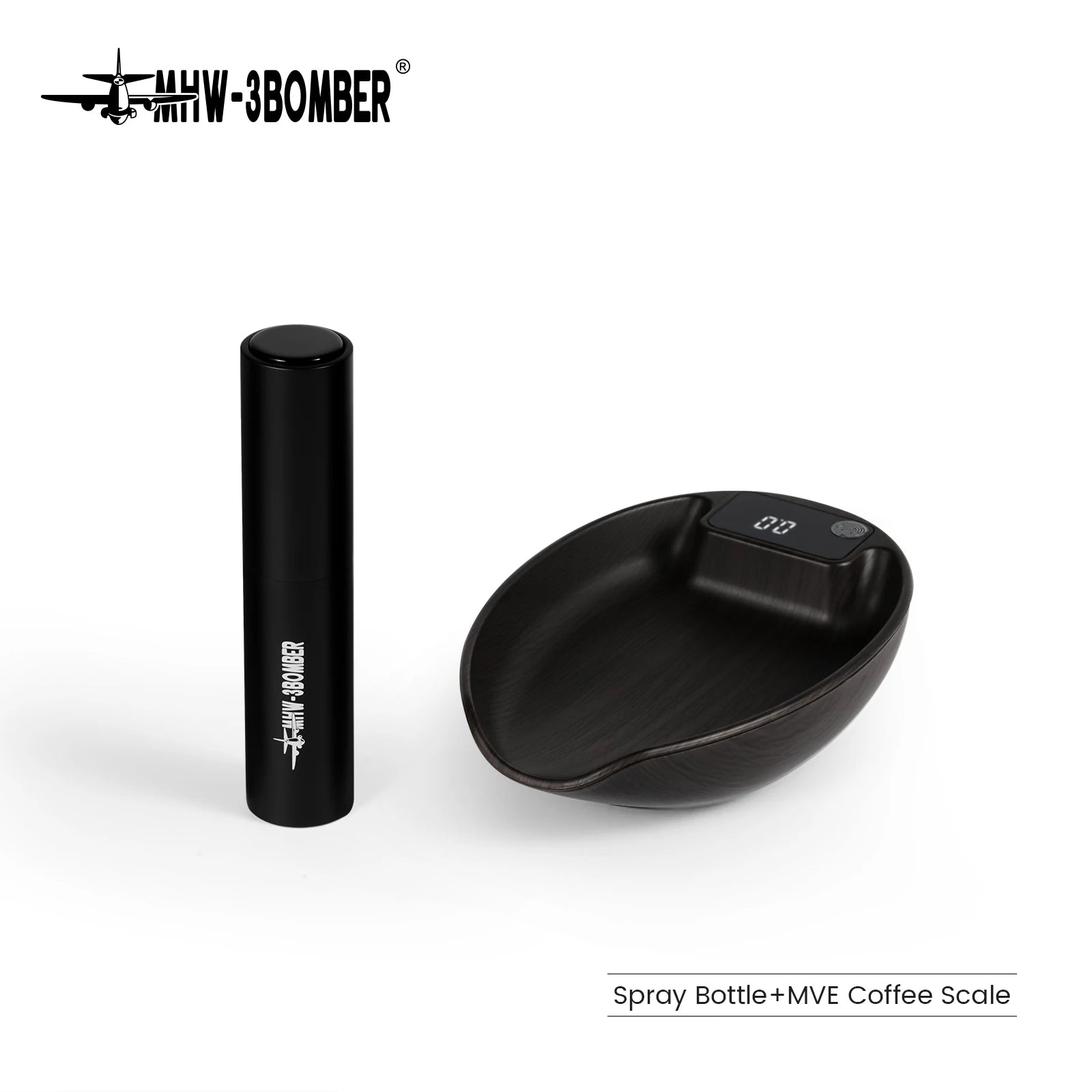 MHW-3BOMBER MVE Coffee Scale ABS Food Kitchen Scale 0.3g Precise Integrated Design with Timer for Espresso Pour Over Brewing