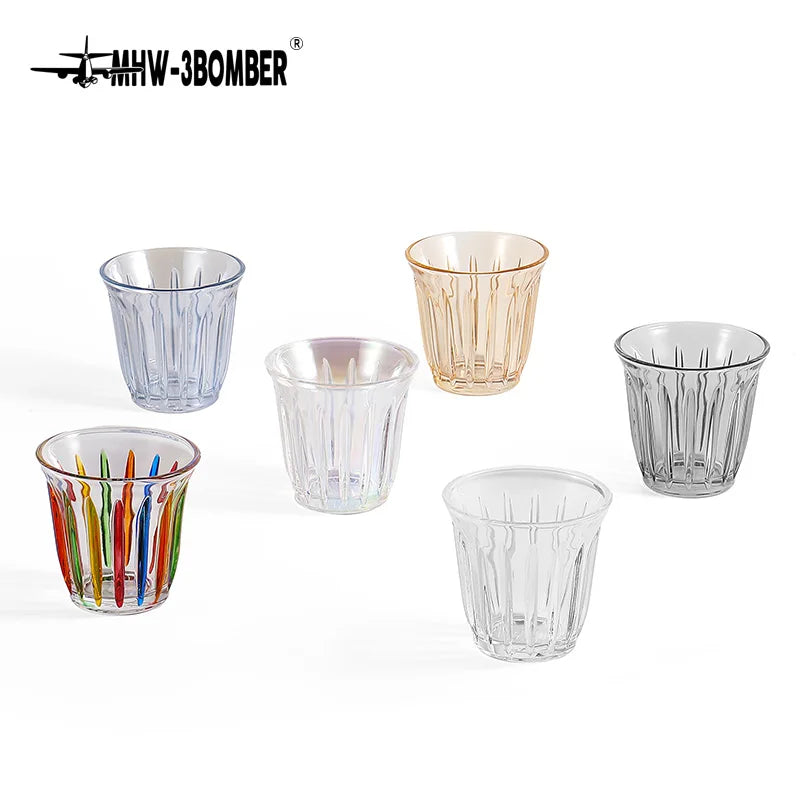 MHW-3BOMBER Coffee Cups Drinking Glasses Espresso Cups Water Glasses Beer Juice Cocktail Whiskey Glass Cup Cafe Bar Accessories