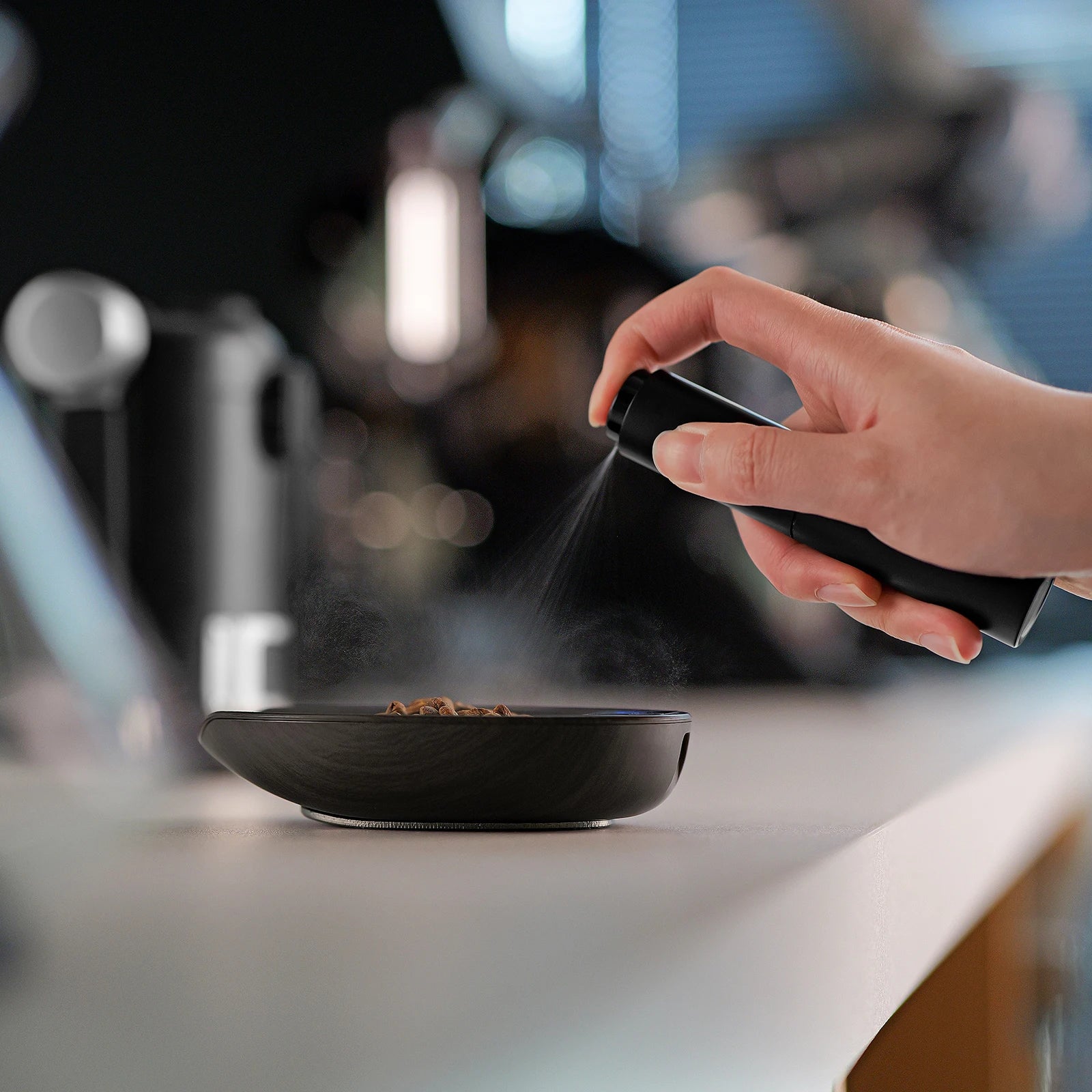 MHW-3BOMBER MVE Coffee Scale ABS Food Kitchen Scale 0.3g Precise Integrated Design with Timer for Espresso Pour Over Brewing