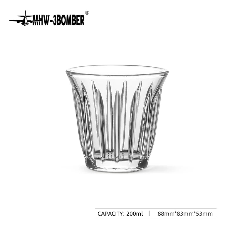 MHW-3BOMBER Coffee Cups Drinking Glasses Espresso Cups Water Glasses Beer Juice Cocktail Whiskey Glass Cup Cafe Bar Accessories