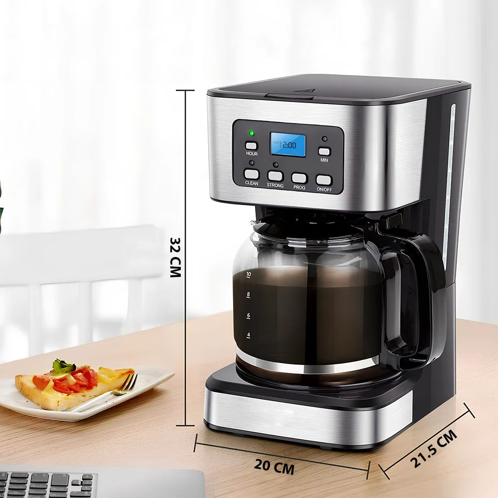 Automatic Espresso Coffee Machine Temperature Adjustable Cold/Hot Super Slim Coffee Maker Machine Ground Coffee Cafeteria