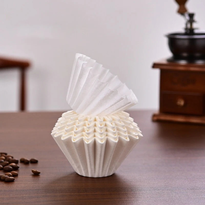 1-4 People Hand-making Coffee Filter Paper Cake Acrylic Coffee Filter Cup Filter Paper Press Household Coffee Accessories