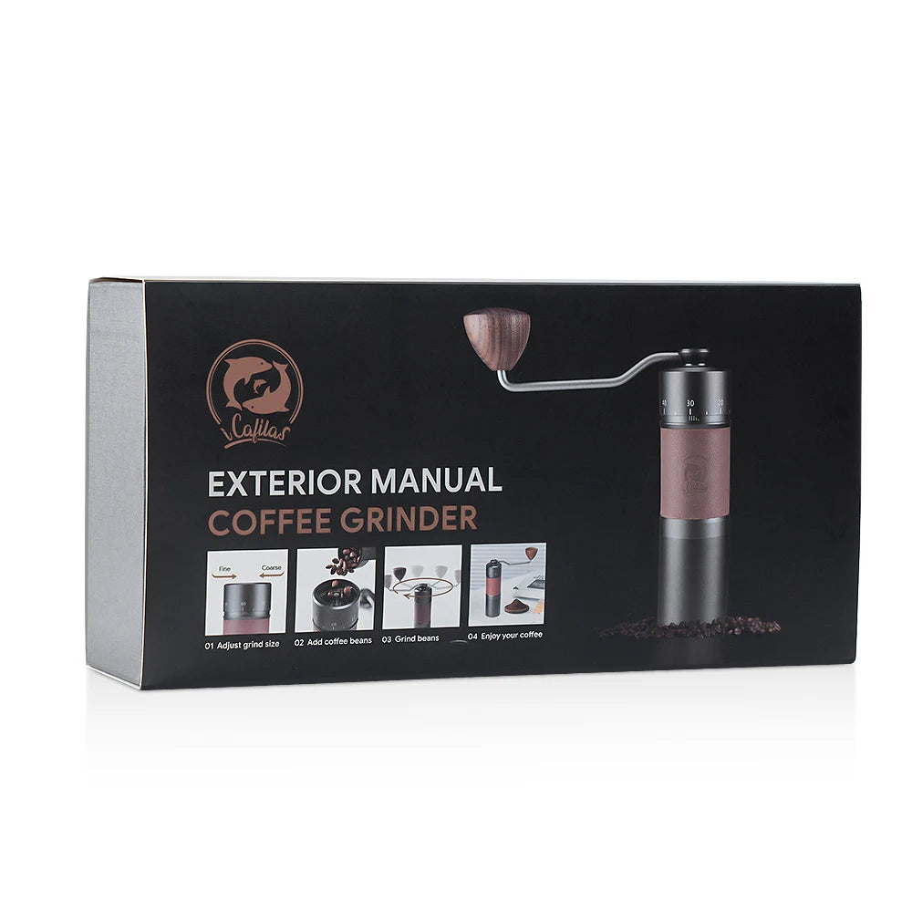 Manual Coffee Grinder Portable High Quality Hand Grinder Hexagon Stainless Steel Ball Grinder Adjust Coffee Thickness