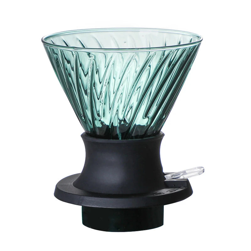 Immersion Coffee Dripper V02 Immersion Drip Coffee Glass Switch Pour Over Coffee Maker Drip  Coffee Dripper and Filters
