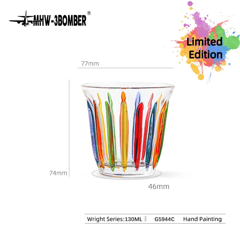 MHW-3BOMBER Coffee Cups Drinking Glasses Espresso Cups Water Glasses Beer Juice Cocktail Whiskey Glass Cup Cafe Bar Accessories